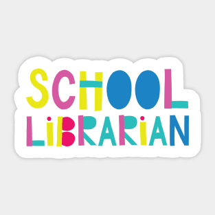 School Librarian Gift Idea Cute Back to School Sticker